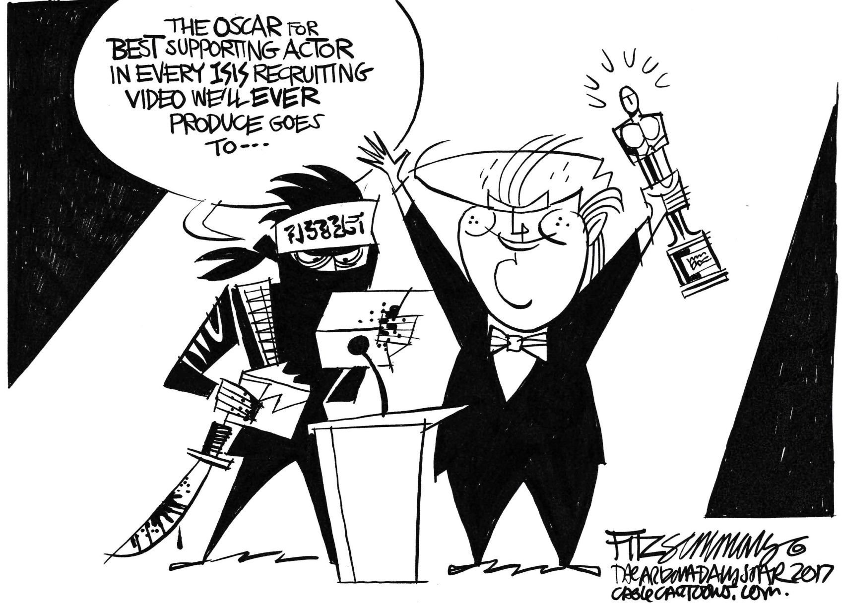 Daily Fitz Cartoon: Oscar goes to...
